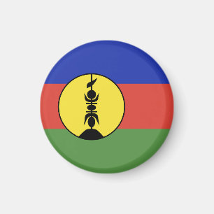 Nya Kaledonien flagga Magnet
