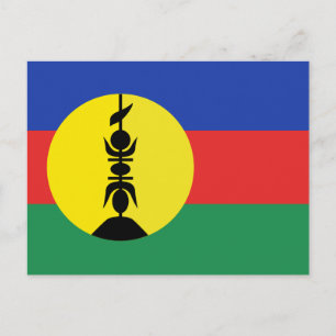 Nya Kaledonien Flagga - Nya Kaledonien Flagga Vykort