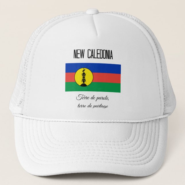 Nya Kaledonien, Flagga och Motto Keps (Framsida)