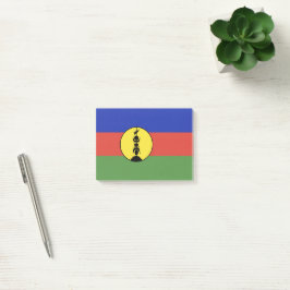 Nya Kaledonien flagga Post-it Block