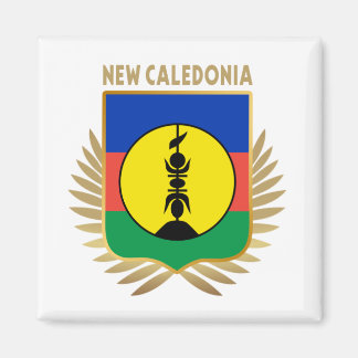 Nya Kaledonien Flagga Shield Magnet