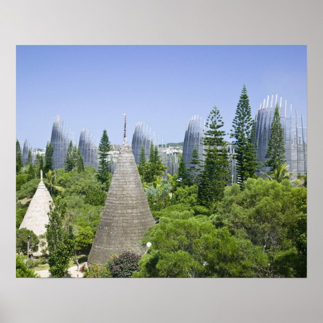 Nya Kaledonien, Grande Terre Island, Noumea. Poster (Framsidan)