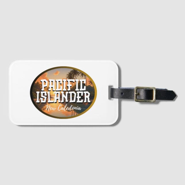 Nya Kaledonien Stillahavsområdet Bagagebricka (Framsida horisontal)