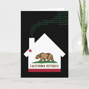 Nya kalifornia adress meddelande