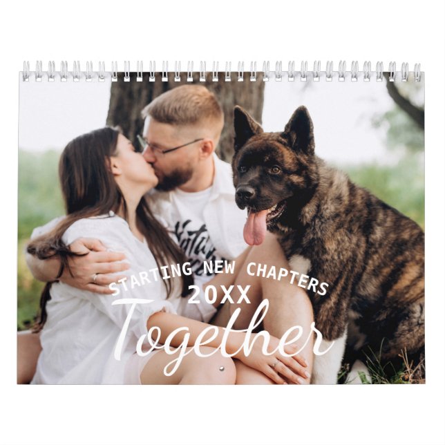 Nya kapitel Anpassad 2026 Modern parfoto Kalender (Omslag)