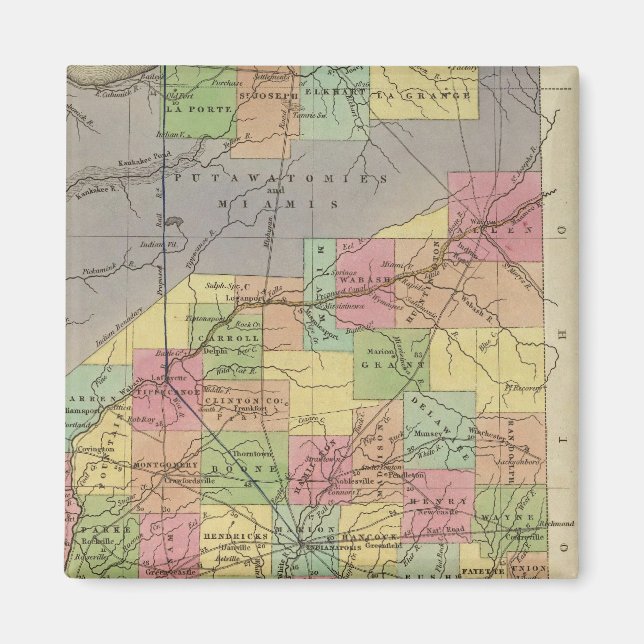 Nya Karta i Indiana Magnet (Framsidan)