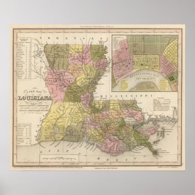 Nya Karta i Louisiana Poster (Framsidan)