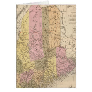 Nya Kartan Maine Hälsningskort