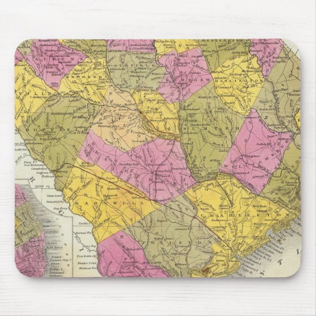 Nya Kartan South Carolina Musmatta (Framsidan)