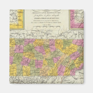 Nya Kartan Tennessee Magnet