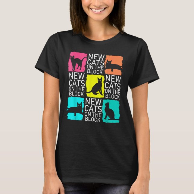 Nya Katter på Kvarteret T Shirt (Framsida)