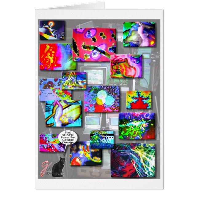 Nya knäpp hälsningskort (Framsidan)