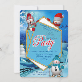 Nya Kväll Party Inbjudningar