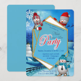 Nya Kväll Party Inbjudningar