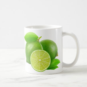 Nya limefrukter kaffemugg