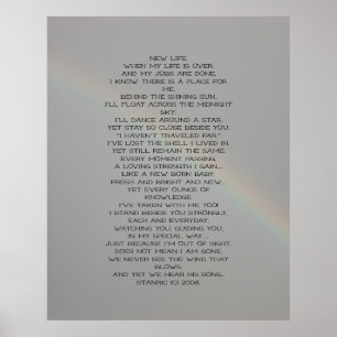 Nya livstidsbaserade Dikt poster