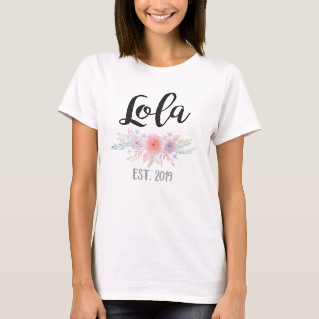 Nya Lola etablerad 2019 T Shirt (Framsida)
