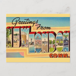 Nya London Connecticut Vykort