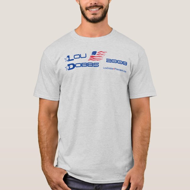 Nya Lou Dobbs 2008 T-shirt (Framsida)