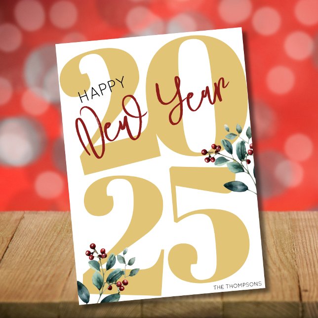 Nya lycklig 2025! julkort (Skapare uppladdad)