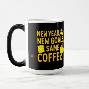Nya mål samma kaffe - Back to school Magisk Mugg