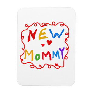 Nya Mammor för primär Färg-text Magnet
