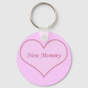 Nya mammor Keychain, rosa Nyckelring