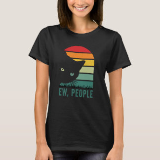 Nya människor, svarta kattälskare t shirt