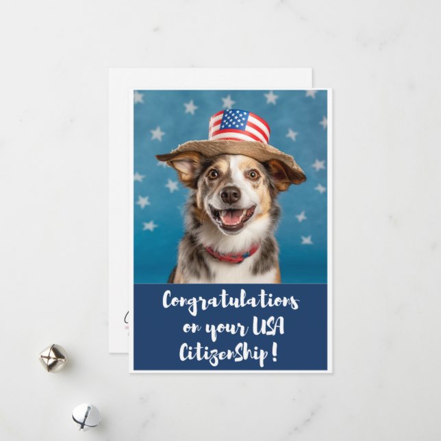 Nya medborgarhälsningskort julkort (Fram/Back In Situ)