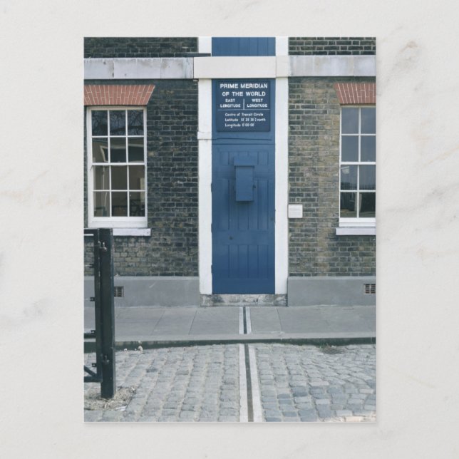 Nya meridiska linjen vykort (Framsida)