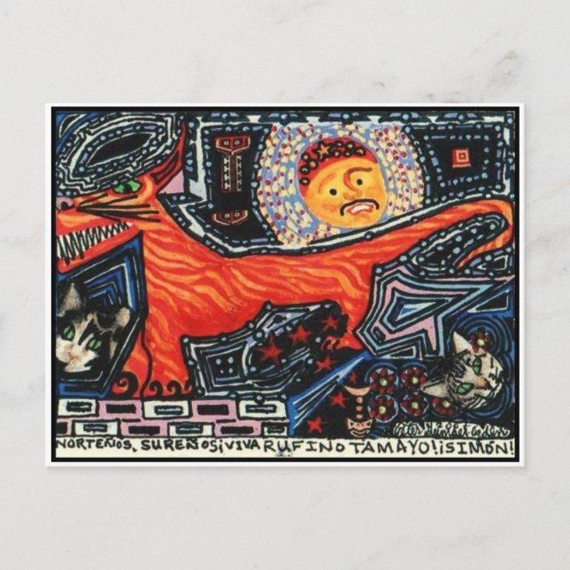 Nya mexikanska Hund från Tasmanian Djävulen Vykort (Framsida)