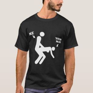 Nya mig och din utskrivavna manar för morsa rolig t shirt