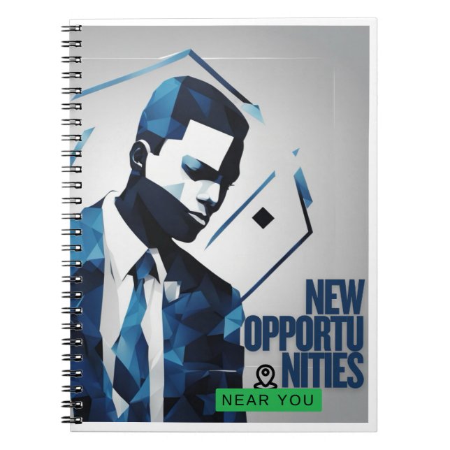 Nya möjligheter nära dig anteckningsbok (Framsidan)