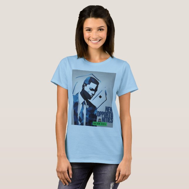Nya möjligheter nära dig t shirt (Hel framsida)