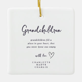 Nya mor- och farföräldrar Mormor Farfar present Or Julgransprydnad Keramik