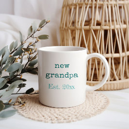Nya morfar Baby-födelsetter Kaffemugg
