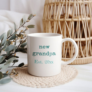 Nya morfar Baby-födelsetter Kaffemugg