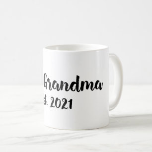 Nya mormor Est. 2021 Nya mormödrar Kaffemugg