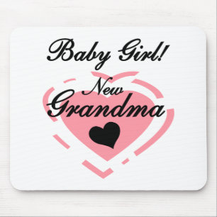 Nya mormor Flicka Tshirts och gåvor Musmatta