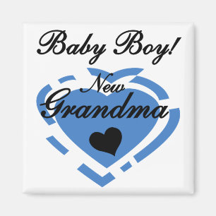 Nya mormor Pojke Tshirts och gåvor Magnet