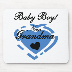 Nya mormor Pojke Tshirts och gåvor Musmatta