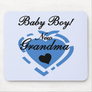Nya mormor Pojke Tshirts och gåvor Musmatta
