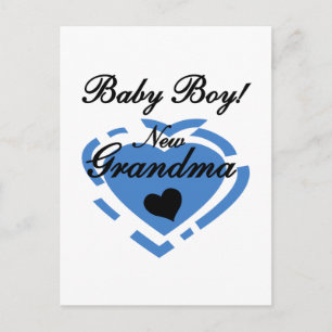 Nya mormor Pojke Tshirts och gåvor Vykort