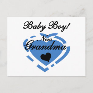 Nya mormor Pojke Tshirts och gåvor Vykort