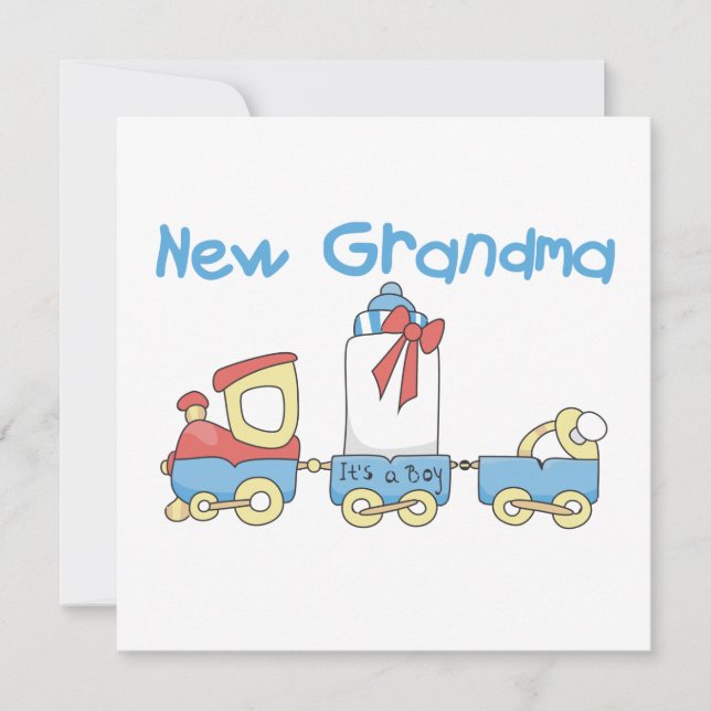 Nya mormor-Tåg-gåvor (Framsida)