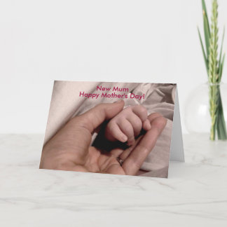 Nya Morsa och Baby Lycklig Mors dag Kort