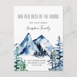 Nya Nacke i Skogen Flytta Vykort