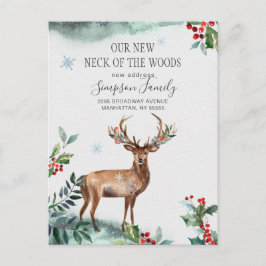 Nya Nacke i Skogen Flytta Vykort