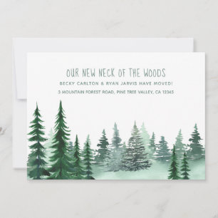 Nya Nacke vid Flyttan av skogarna i Skogen Gräs Meddelande