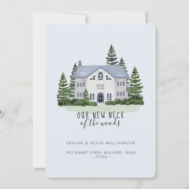 Nya Nacke vid Skogens Flytta i hemmet Meddelande (Framsida)